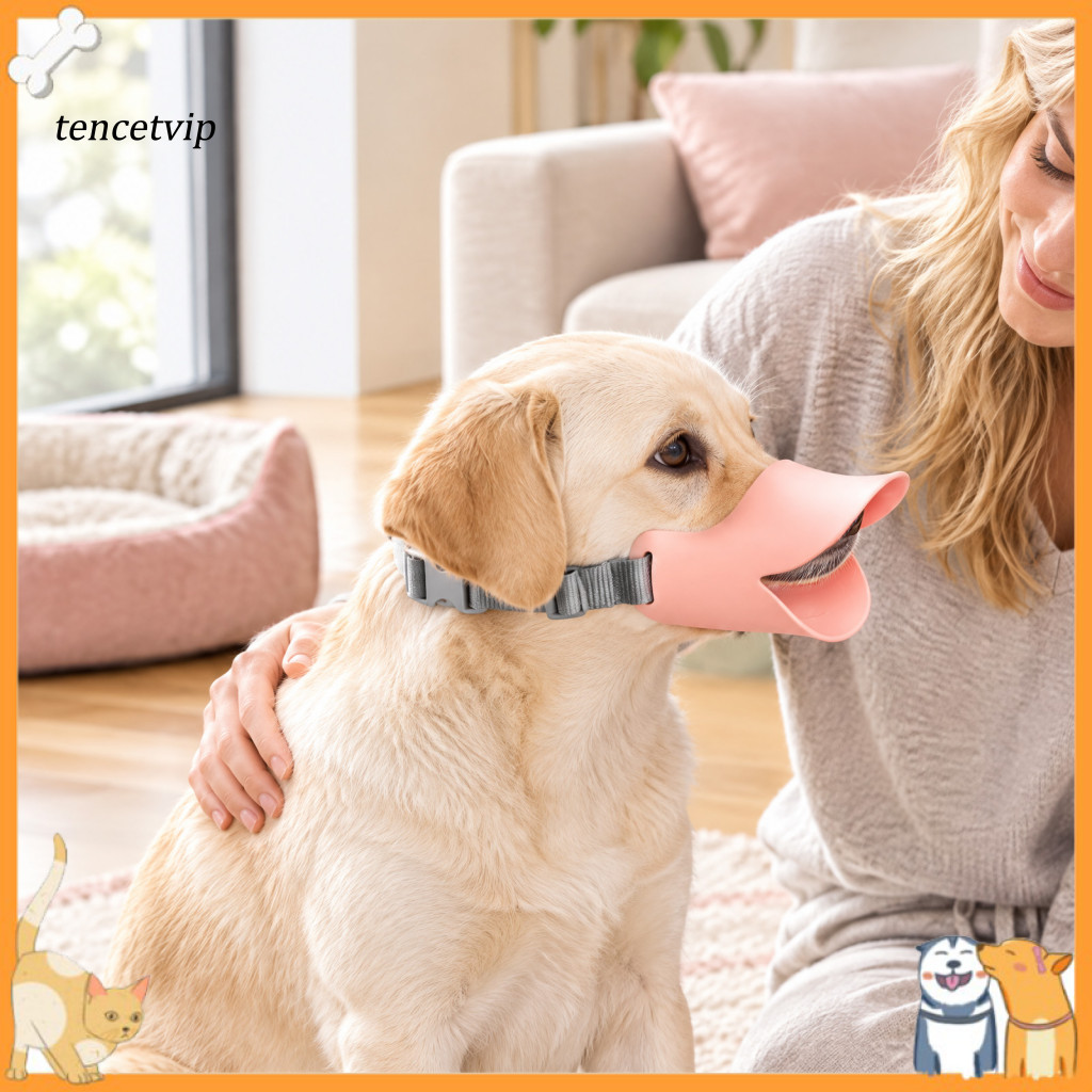 Adjustable Puppy Mouth Guard Soft Silicone Dog Muzzle for Dogs Anti-bite Anti-barking Cover Comfortable Pet for Small fo