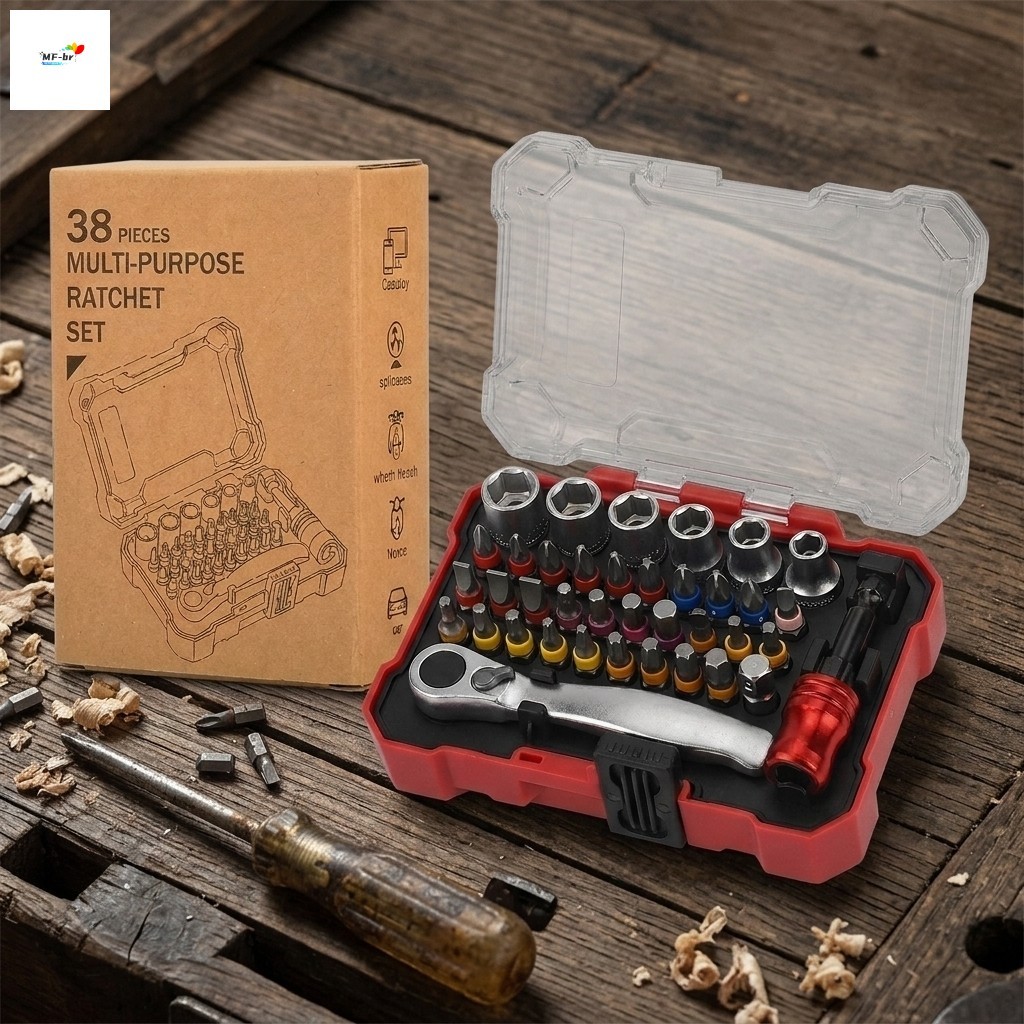Conjunto De Chave De Fenda Magnética Cromo Vanádio Phillips Slotted Star Hex Drivers Com Estojo De Armazenamento Para Re
