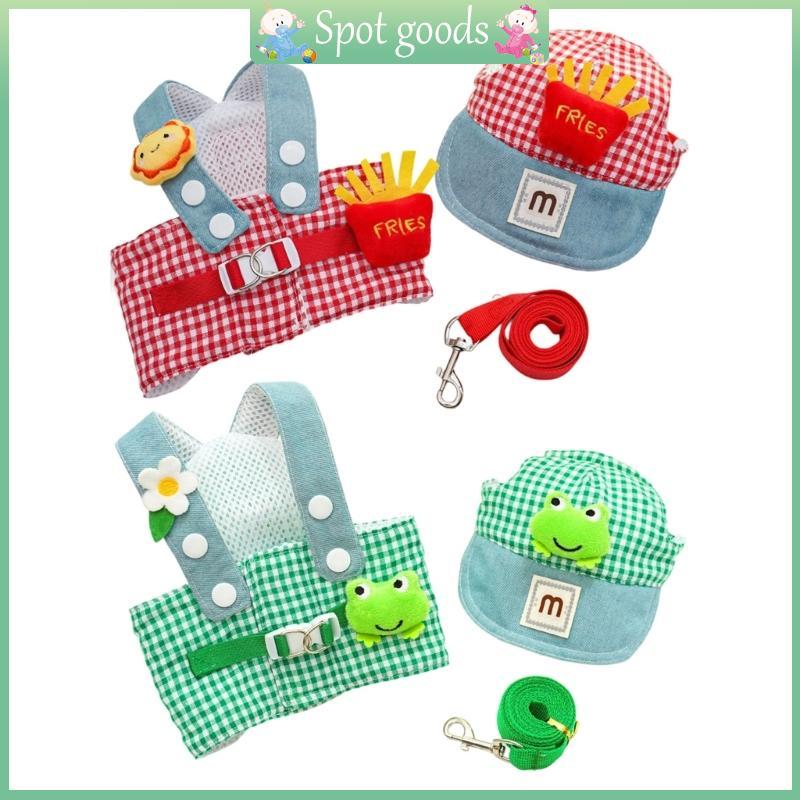 vivi Secure Metal Clip Dog Harness Leash Hat Corda Tração Para Festa Fim Ano