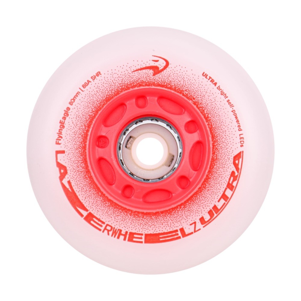 Rodas FlyingEagle LazerWheelz Ultra LED 88A SHR - Vermelha