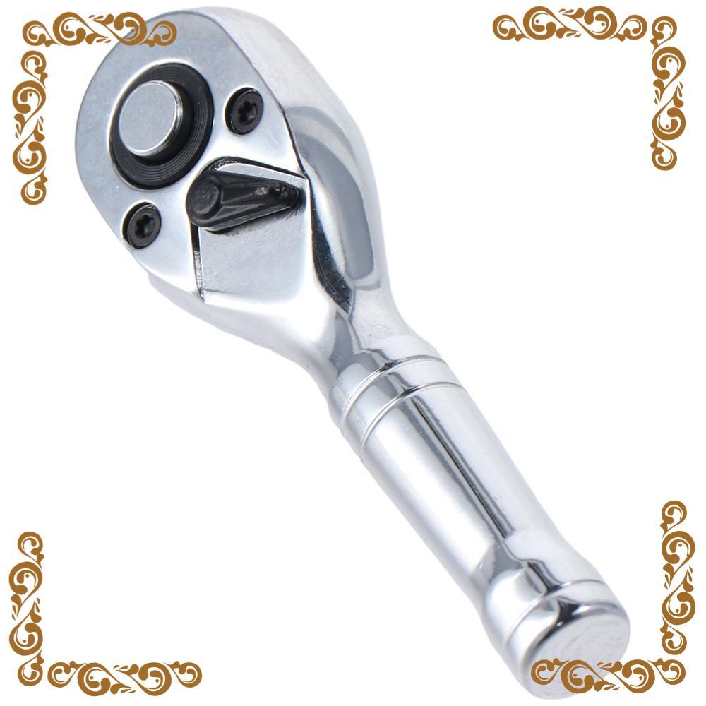 Drive Stubby Ratchet , Chave De Cabeça Quadrada Bidirecional De 72 Dentes , Mini Soquete De Catraca 1/4 , Manutenção Dom