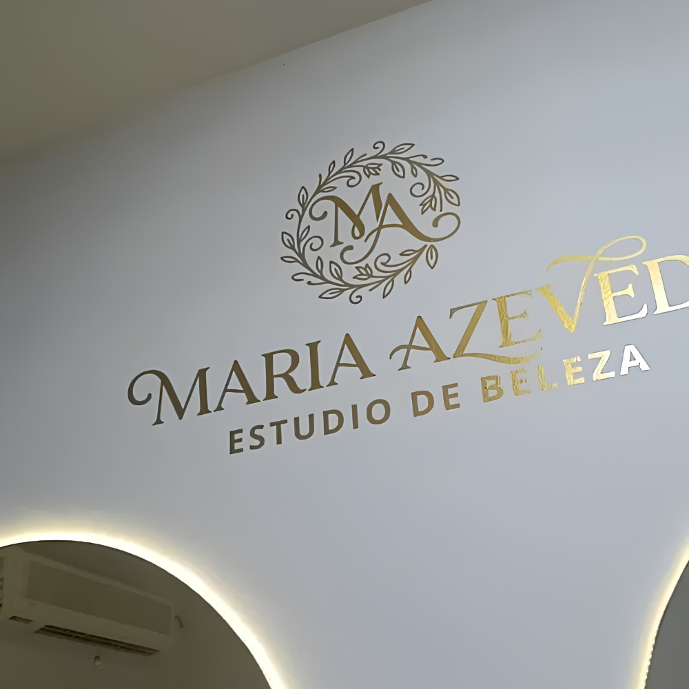 Logo Personalizado Para Parede - Logotipo Em Adesivo De Parede Personalizado