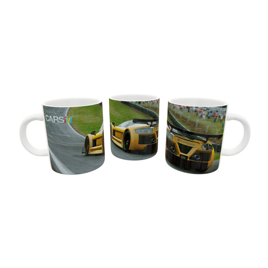 Caneca Project Cars gamer Cerâmica 325 ml