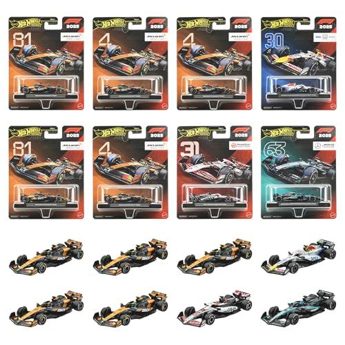 Hot Wheels Premium Race Assortment Toy Vehicles, Mini Cars — 8‑Pack Boxed Set, Ages 14 and up, Multi, HRV11-986J