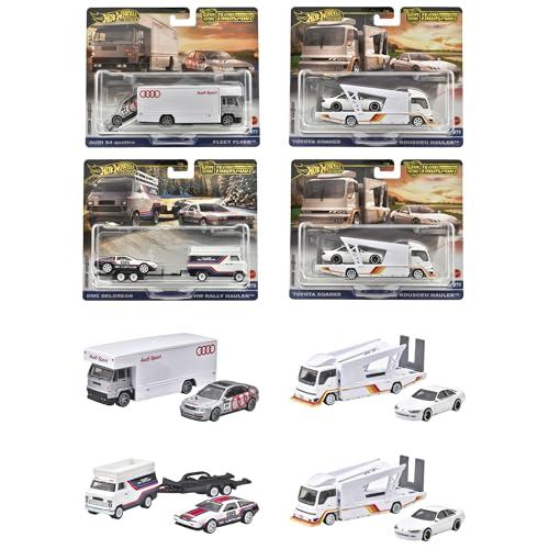 Hot Wheels Team Transport Assortment Vehicle Toy Mini Cars Set of 2 x 4 Sets Box Sale Ages 3 and Up Multi 987F-FLF56