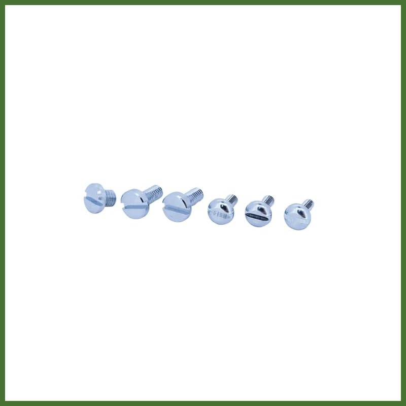 Abu Garcia Ambassadeur Reel Screw Set Silver Minus Thread Brass for Round Reels