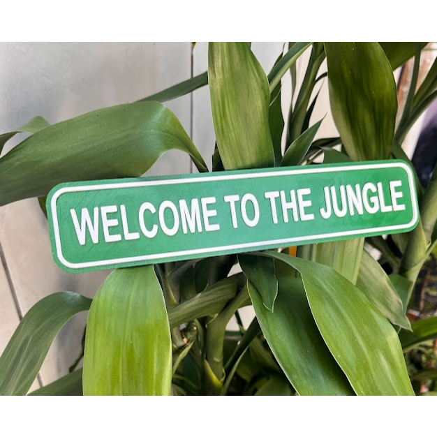 Welcome to the jungle - quadro decorativo personalizado