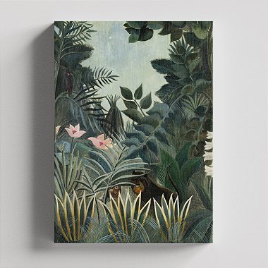 Quadro Canvas The Equatorial Jungle Borda Infinita 60x90cm