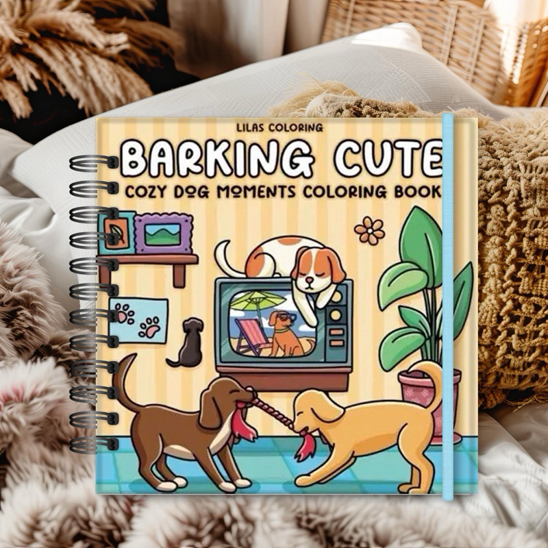 Livro de Colorir Barking Cute 18x18cm