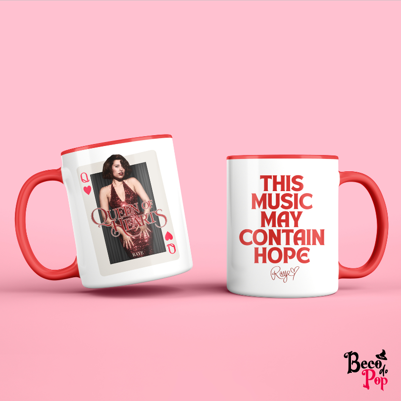 Caneca de Cerâmica - This Music May Contain Hope (Raye)