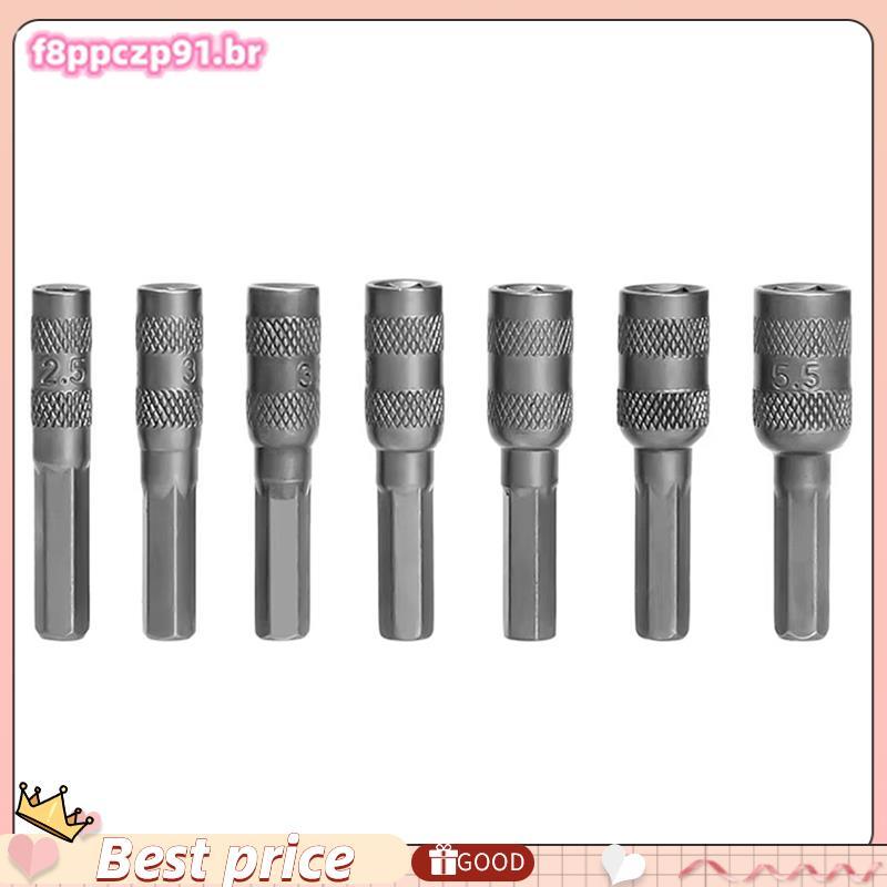 2.5mm-5.5mm 6 Pontos Hex Soquete H4 Hexágono Haste Porca Driver Parte Métrica Broca Para Reparação De Carro
