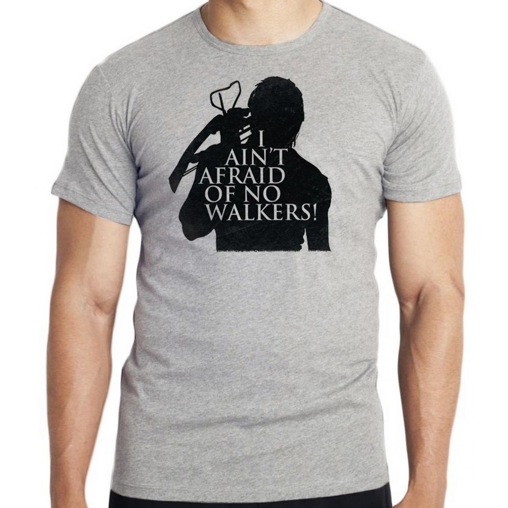 Camiseta The Walking Dead Afraid  Blusa criança infantil juvenil adulto camisa todos tamanhos