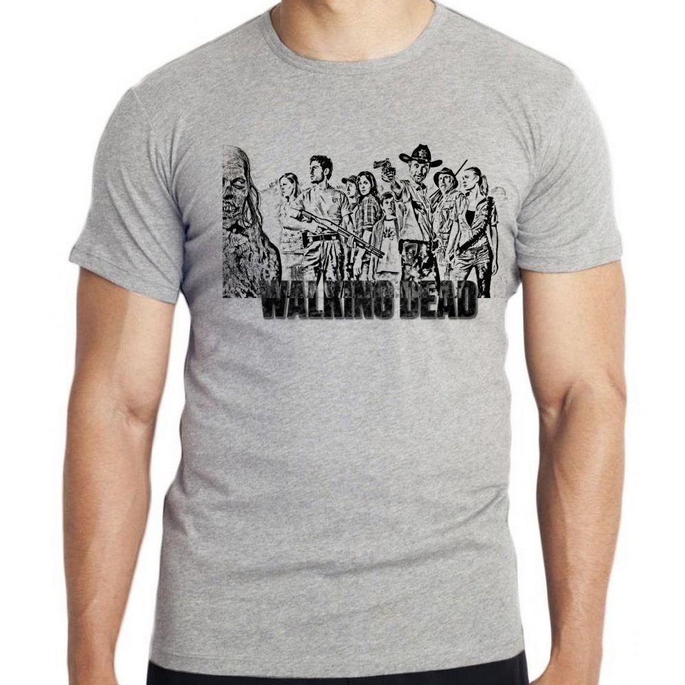 Camiseta The Walking Dead Serie Blusa criança infantil juvenil adulto camisa todos tamanhos