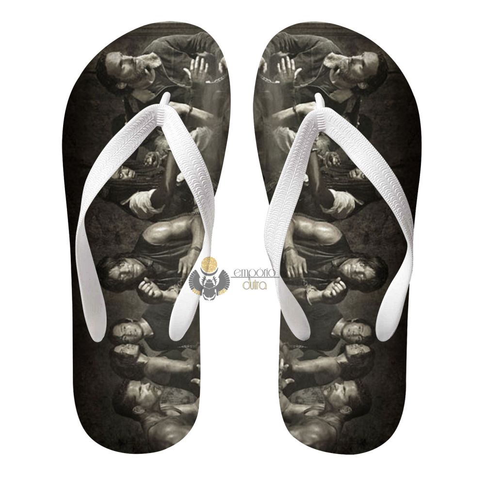 Chinelo adulto ou infantil The Walking Dead personagens