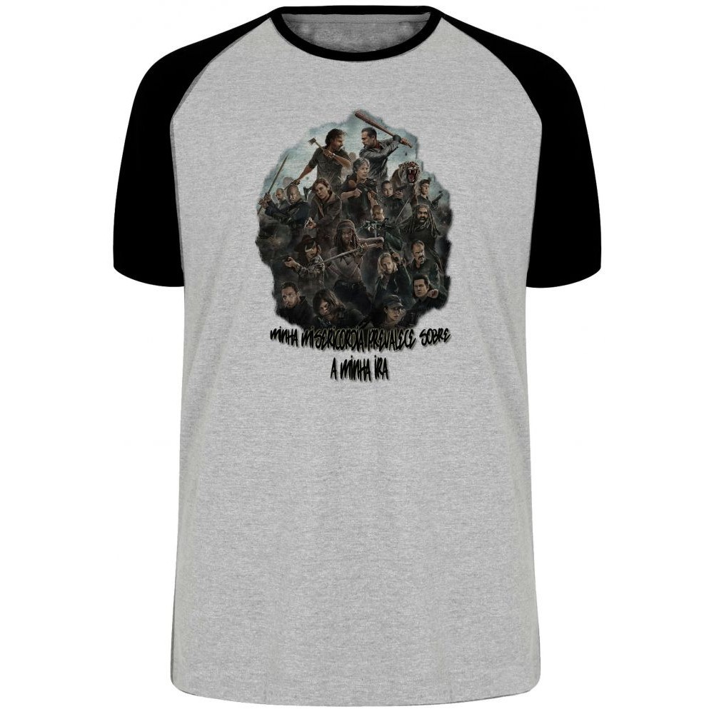 Camiseta The Walking Dead Misericórdia Blusa Plus Size extra grande adulto ou infantil