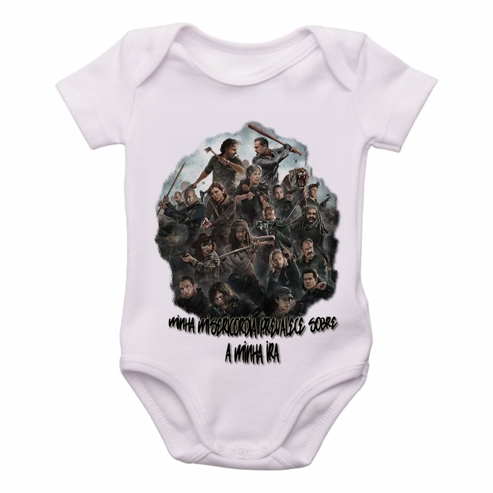 body nenê roupa bebê The Walking Dead Misericórdia