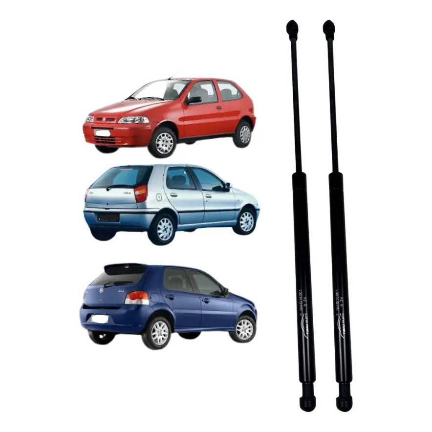 Par Amortecedor Porta Malas PALIO - 1996/ 1997/ 1998/ 1999/ 2000/ 2001/ 2002/ 2003/ 2004/ 2005/ 2006/ 2007