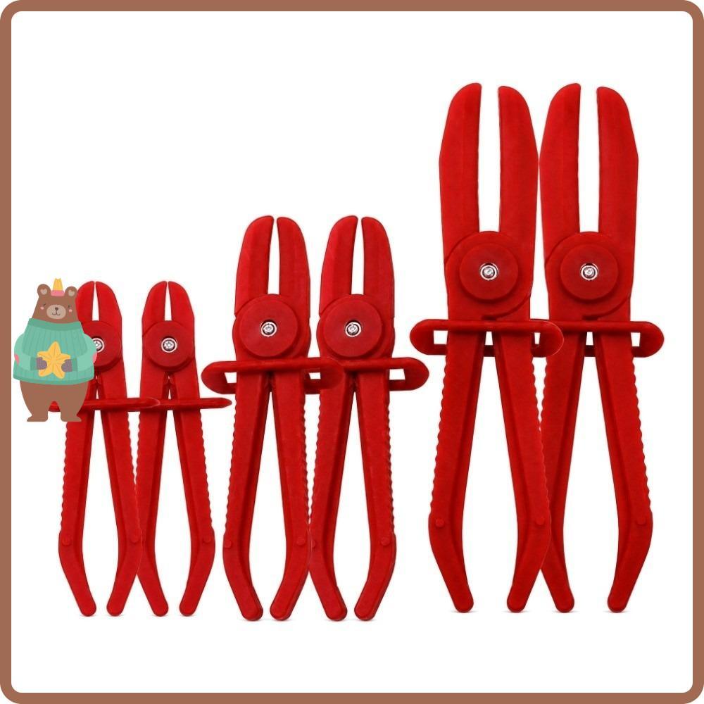 Alicate De Linha De 6 Peças , Conjunto De Alicates De Braçadeira De Mangueira Com Design De Travamento De Alça Ergonômic