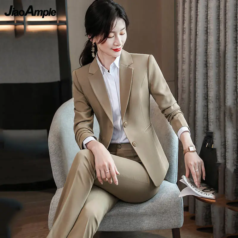 2026 Spring Autumn High-end Professional Suit Set Women Casual Shirt Pants Blazers Jacket Three-piece Korean Fashion Trousers