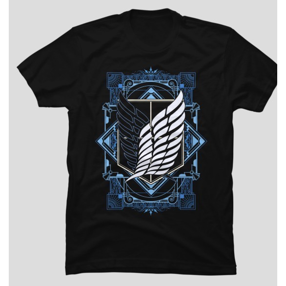 Camiseta Basica Unissex Anime Attack on Titan Shingeki no Kyojin  Asas da Liberdade