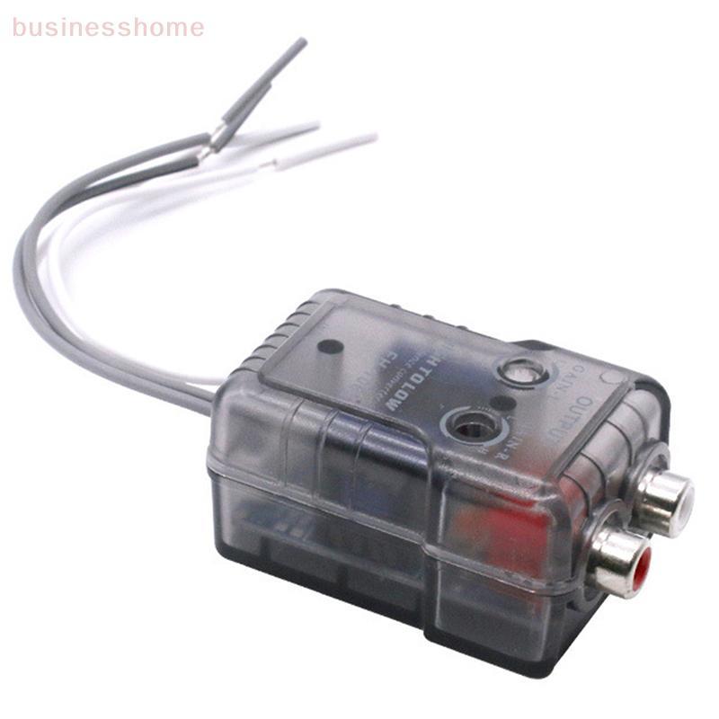 < busines > Sinal De Alto Nível Para Adaptador RCA De Baixo Carro Conversor De Subwoofer A Novo