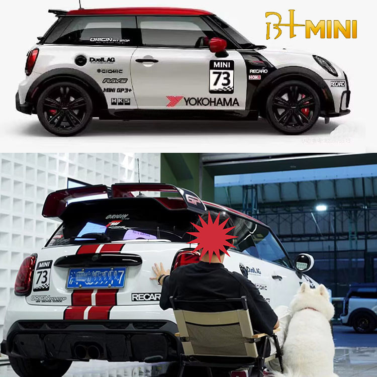 Bmw/MINI JCW Adesivo De Carro Guirlanda F56 Cooper Modificado Inteiro Inglês Cor Tira F54 F Acessórios Do De Decoração