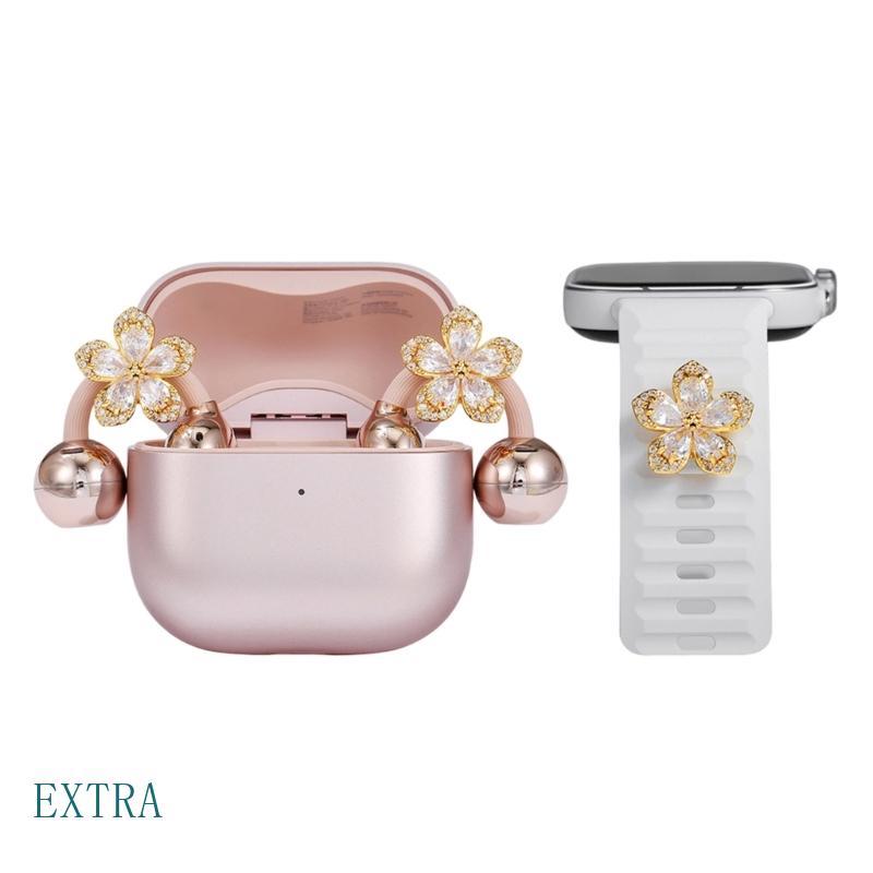 EXT Flower Earbud Clip on Charm 1 Par Para Freeclip 1 2 Floral Accent Ear Deslocamento E Diário