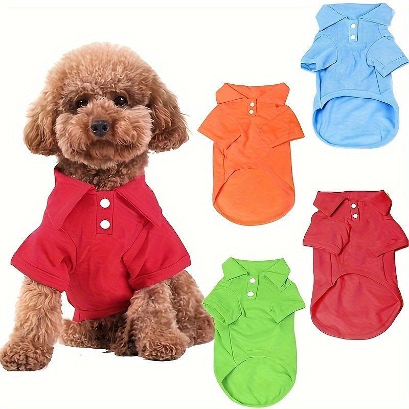 Dog Shirt,Dog Polo,Pet T-Shirt,Small Short Sleeve,Breathable Cat Clothes