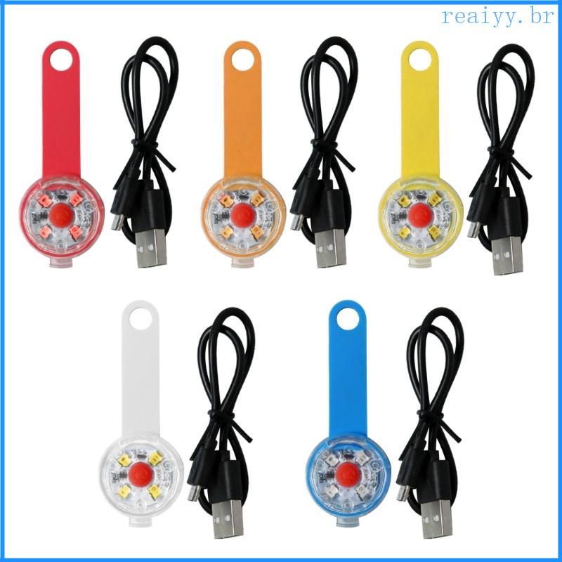 REA Clipon LED Luz Segurança Para Coleira Animais Estimação Pingentes Camping RunningNight Walking USB Dog Reca