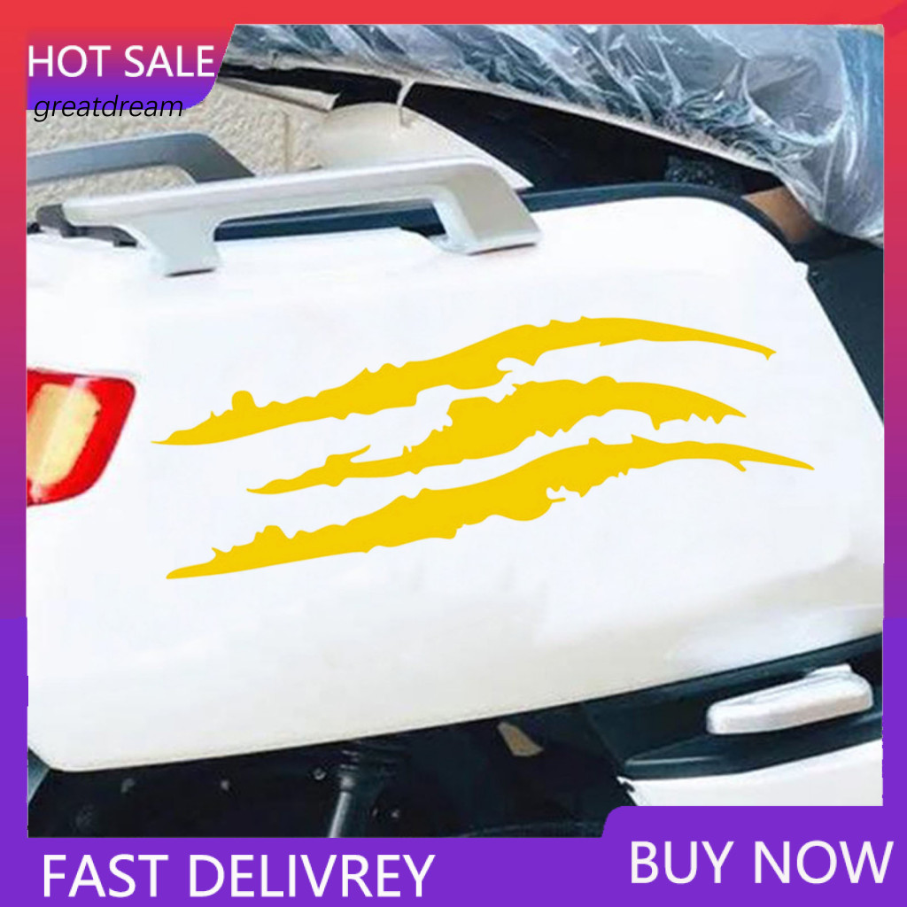 Headlight Eyebrow Decal Universal Car Body Sticker 2pcs Claw Mark Decals Waterproof Scratch Stickers for Headlights Spor