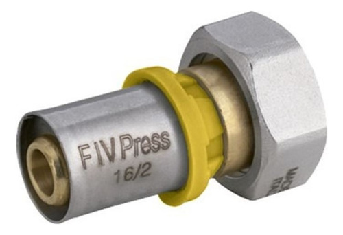 Conector Fêmea Móvel P Gás 16mm X 12 Pol Prensar Emmeti
