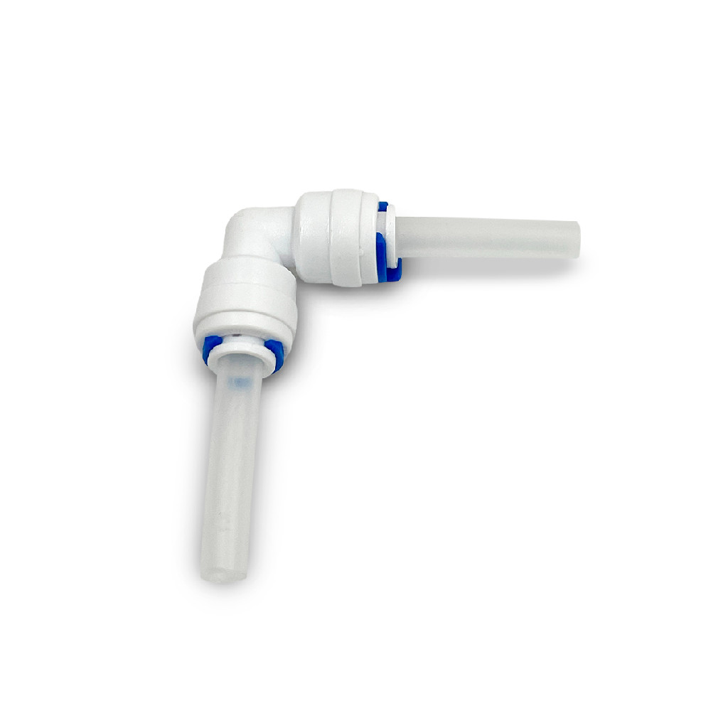 Conector em L 1/4 Pol Branca – Lavadoras, Ar Comprimido e Tubulações
