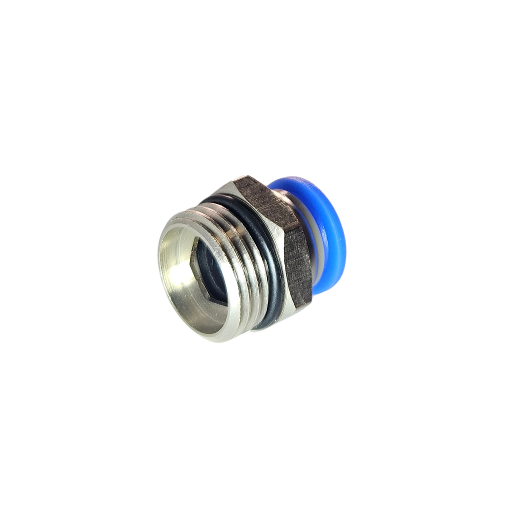 Conector Insta Fêmea Tubo Pu 6mmxrosca 1/4 Bsp Pol - 5pçs