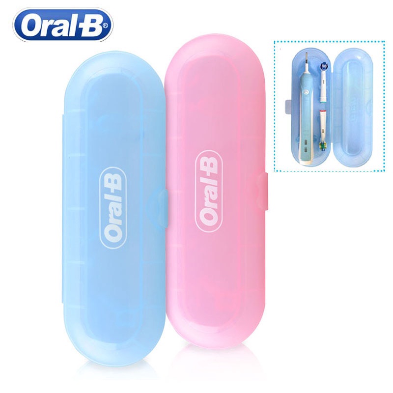 Oral-B Estojo Portátil De Viagem Para Elétrico Escova De Dentes Com Tampa Anti-Pó Caixa Porta -