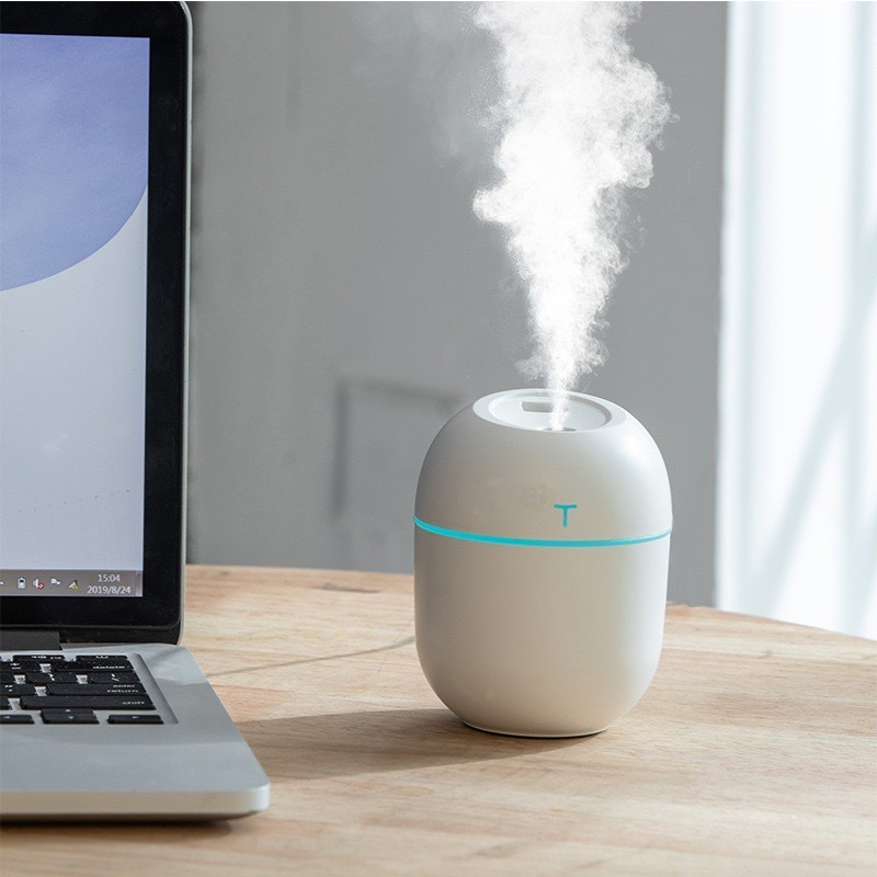 Umidificador Mini Portátil BZ021 LED Silencioso Aroma Terapia 500ml USB ‌
