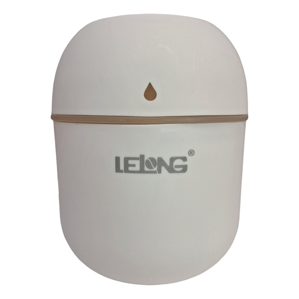 Mini Umidificador Ar Difusor Aromas Branco Portátil Quarto Sala Cama Escritório 200ml Le-2332 Lelong