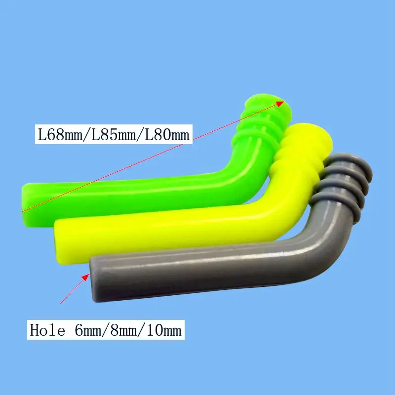1 Prolongador de Silicone para Escapamento de Carro RC Nitro - Compatível com HSP Traxxas HPI Losi Axial