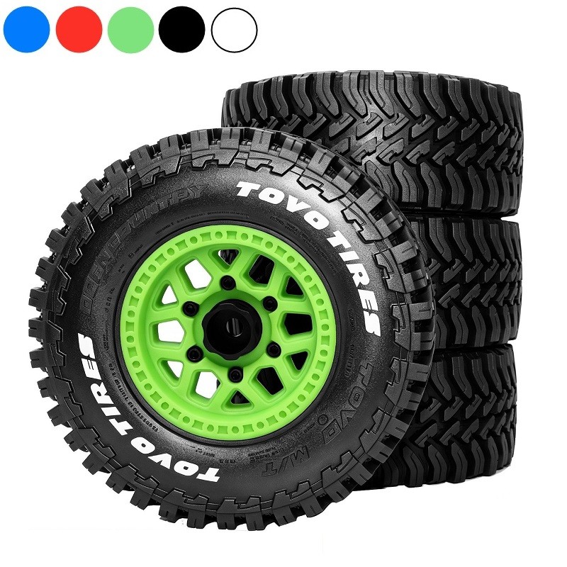Pneu De Caminhão Curto Curso , 4 Unidades , 113mm 1/10 Com 12mm 14mm Hex Para Traxxas Slash Arrma Senton HuanQi 727 Vkar