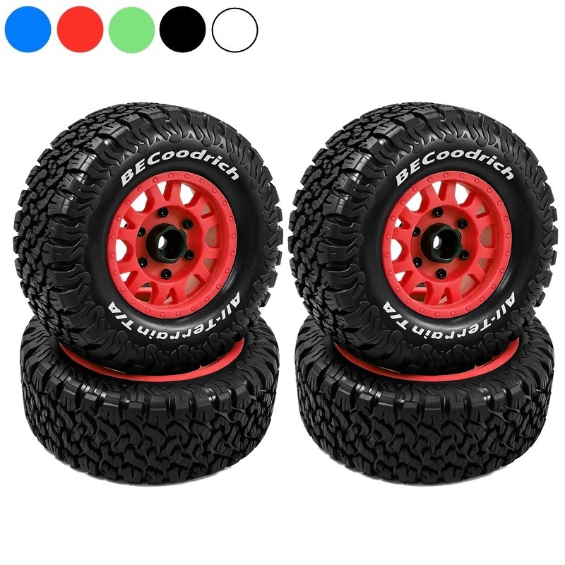 113x46mm 1 : 10 Pneu De Caminhão De Curto Curso Com 12/14/17mm Hex Para Traxxas Slash Arrma Senton HuanQi 727 Vkar 10sc