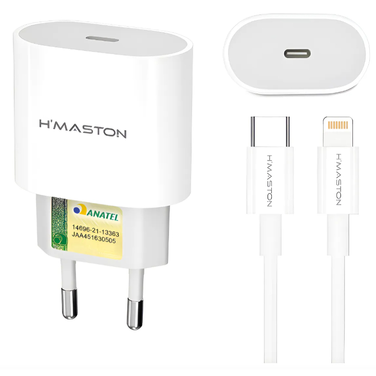 Carregador Turbo 30w Para Iphone 8 X Xr 11 12 13 14 Pro Max