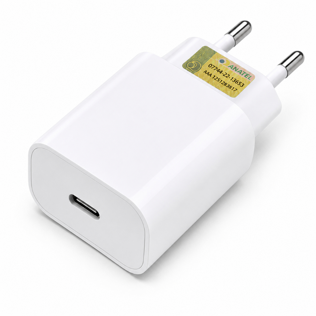 Fonte Carregador USB-C 30W Carga Rápida Para Celular