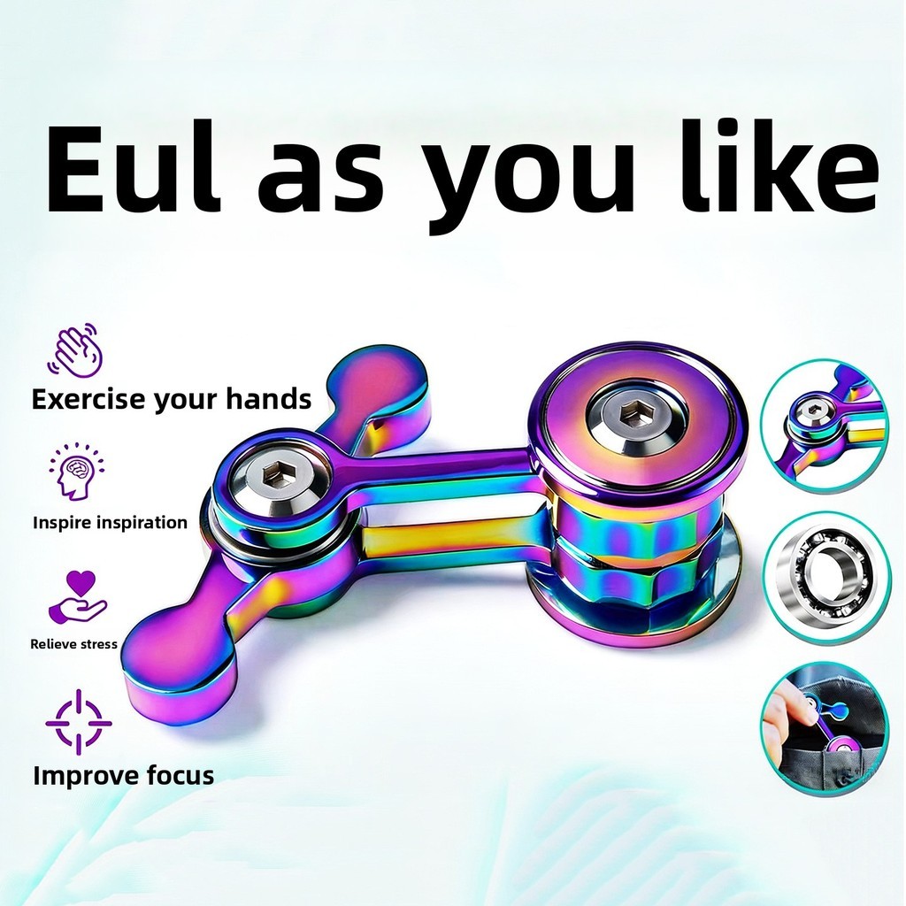 Novo todo em Metal caos duplo-Swing Fidget Spinner caos pêndulo instrumento adulto dedo jogar a concentração De