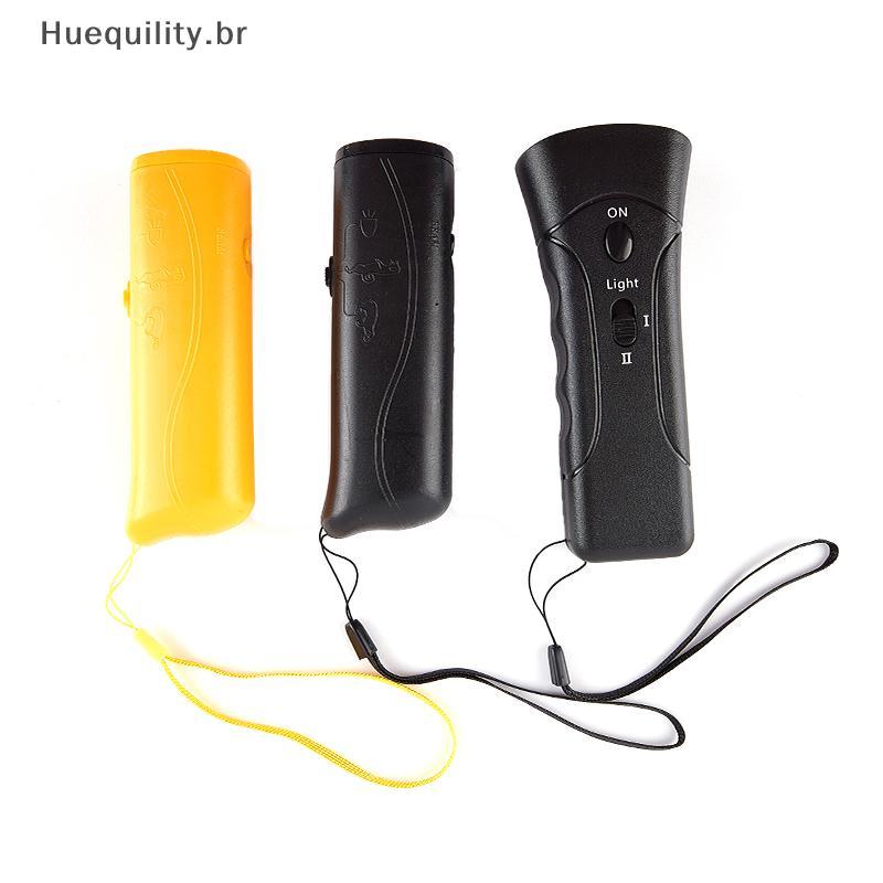 HUEQU LED Bateria Ultrassônico Pet Cachorro Repelente Anti Latido Parar Bark Device Trainer