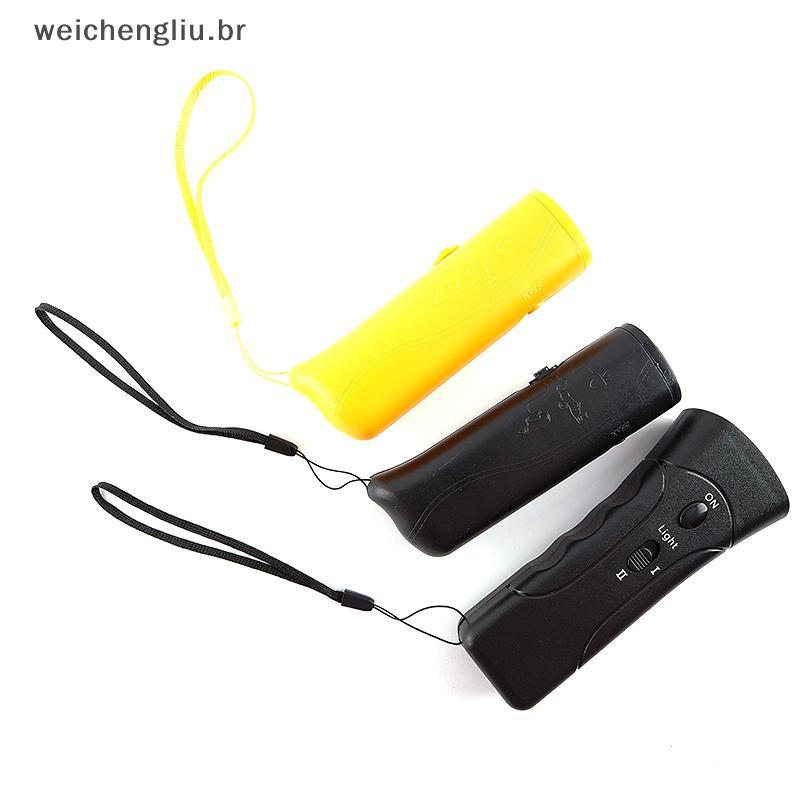 # weicheng Bateria LED Ultrasonic Pet Dog Repeller Anti Latido Parar Bark Device Trainer .