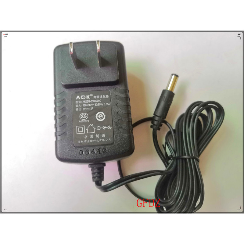 Adequado para controle Central/Deli impressão digital relógio máquina de comparecimento do tempo 5V1A 5V2A adaptador car