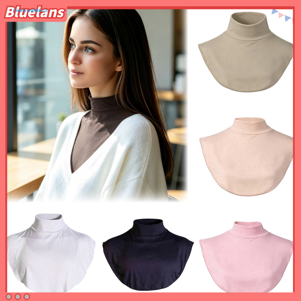 Layering Accessory for Women Fashion Dickey Women’s Detachable Turtleneck Collar Fake Half Top Mock Blouse False High