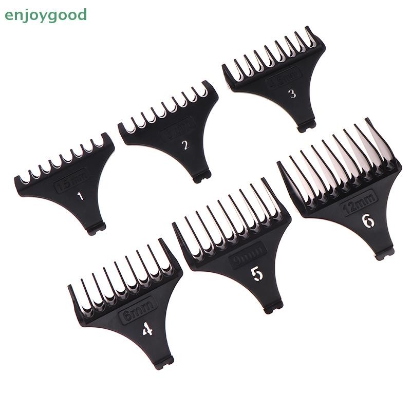 [B & H] 6 Pçs/set Para T9 1.5/3/4.5/6/9/12 Mm Aparador De Cabelo Limite Pente Protetores Universais Cabeleireiro Guia De