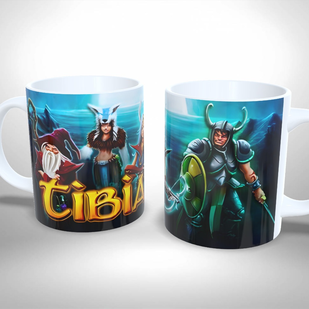 Caneca Personalizada Tibia Online Coleção Retro Games - Presente Único e Criativo