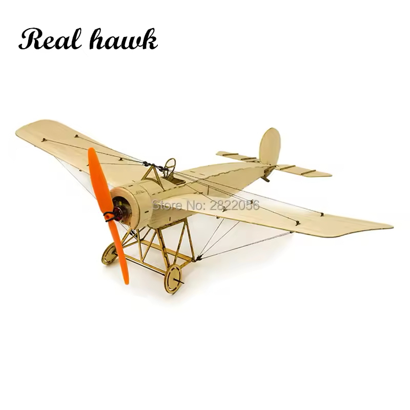 Avião RC Corte A Laser Balsa De Madeira Micro Fokker Envergadura 420mm Kit De Construção De Modelo
