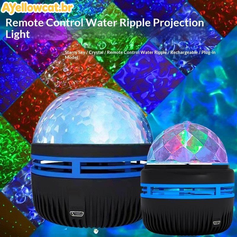 AYellowcat USB Powered LED Galaxy Star Projetor Night Light Rotating Moon Lamp Para Quarto Festa Presente De Aniversário